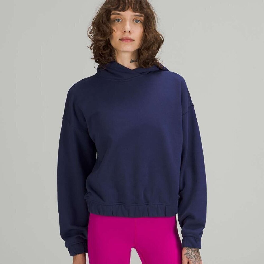 Lululemon Relaxed Cropped Hoodie - 8 Night Sea